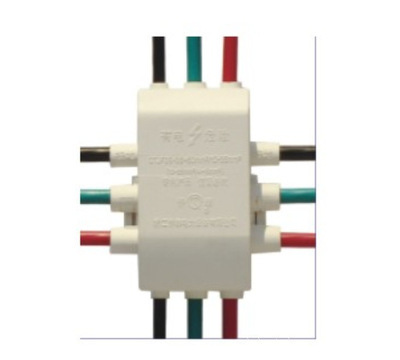 【供應(yīng)QTJF4S四分流雙出銅線卡--僑泰接線盒】價格,廠家,圖片,連接器,浙江僑泰電力設(shè)備-